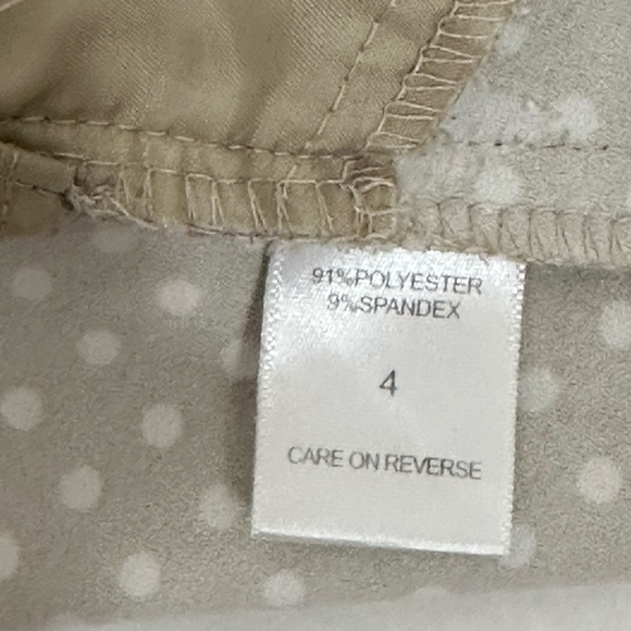 7th Avenue suiting Company sz 4 short silky feel cuffed  shorts - Picture 11 of 11
